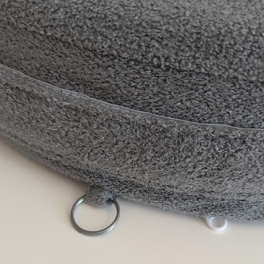 My Brest Friend Deluxe Nursing Pillow in Gray with Pocket, Adjustable Strap - Picture 10 of 16